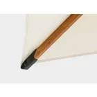 Paraguas de exterior 3x3 en aluminio con tejido de poliéster beige - Leano Viadurini