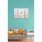 Reloj de pared rectangular de madera blanca de diseño moderno - Filigrana Viadurini