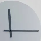 Reloj de pared redondo de diseño moderno gris y azul hecho en Italia - Umbriel Viadurini