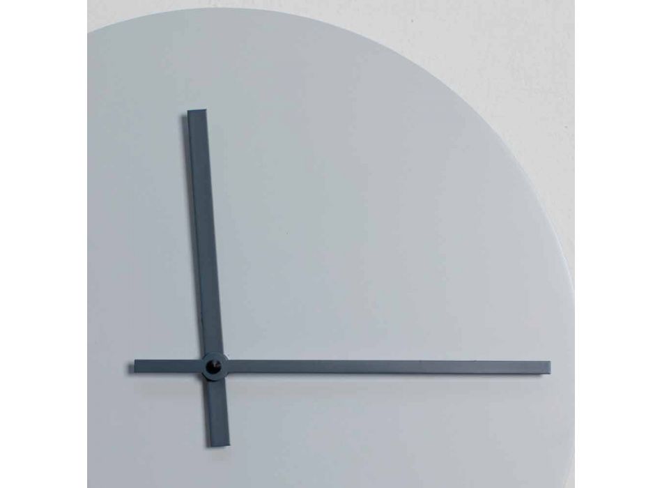Reloj de pared redondo de diseño moderno gris y azul hecho en Italia - Umbriel Viadurini