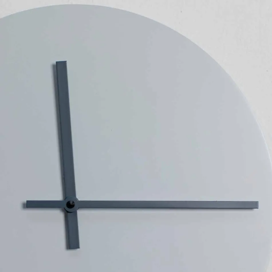 Reloj de pared redondo de diseño moderno gris y azul hecho en Italia - Umbriel Viadurini