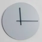 Reloj de pared redondo de diseño moderno gris y azul hecho en Italia - Umbriel Viadurini