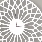 Reloj de pared de diseño moderno y grande en madera redonda de colores - Dandalo Viadurini
