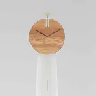 Reloj de péndulo de diseño con estructura de acero Made in Italy - Pendolino Viadurini