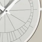 Reloj con Marco en Relieve y Polipropileno con Diferentes Colores - Lunarium Viadurini