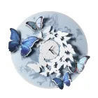 Reloj con Decoración de Mariposas en Diferentes Acabados Made in Italy - Gemelos Viadurini