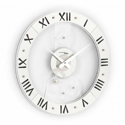 Reloj de Pared Vintage, Moderno y Diseño - Hecho en Italia - viadurini