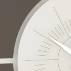 Reloj de pared de metacrilato y marco de lino Made in Italy - Battito Viadurini