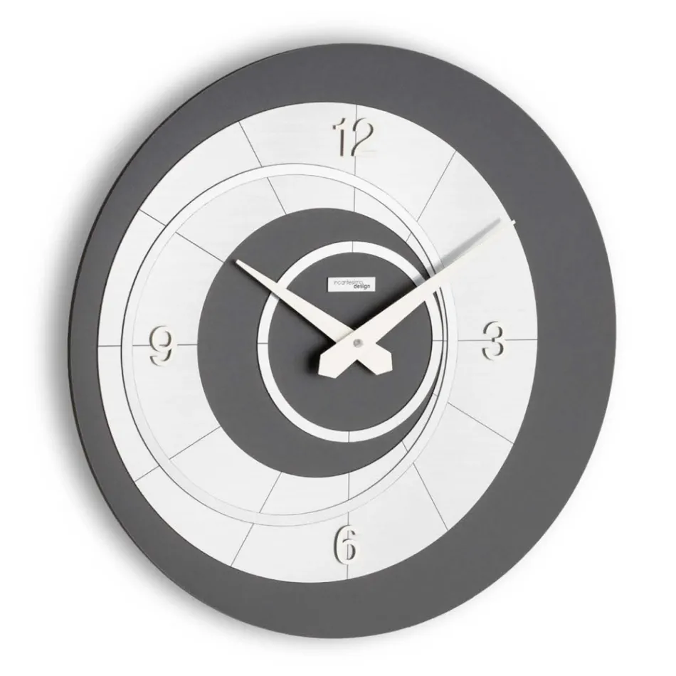 Reloj de pared de PVC en 3 acabados diferentes Made in Italy - Quick Viadurini