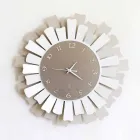 Moderno reloj de pared circular de hierro de dos tonos hecho en Italia - Lussuria Viadurini