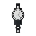 Reloj de pared de hierro con péndulo Made in Italy - Sonido Viadurini