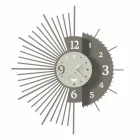 Reloj de pared de hierro de diseño elegante Made in Italy - Aneto Viadurini