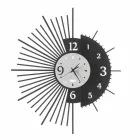 Reloj de pared de hierro de diseño elegante Made in Italy - Aneto Viadurini