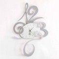 Reloj de pared en hierro negro, aluminio o rojo Made in Italy - Rosbif