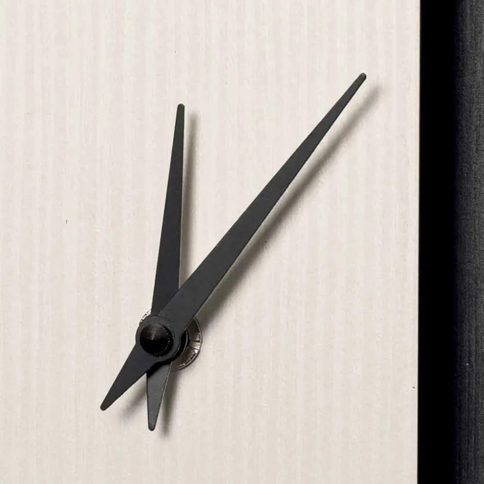 Reloj de pared de madera con decoraciones de diseño tridimensional - Forrest Viadurini