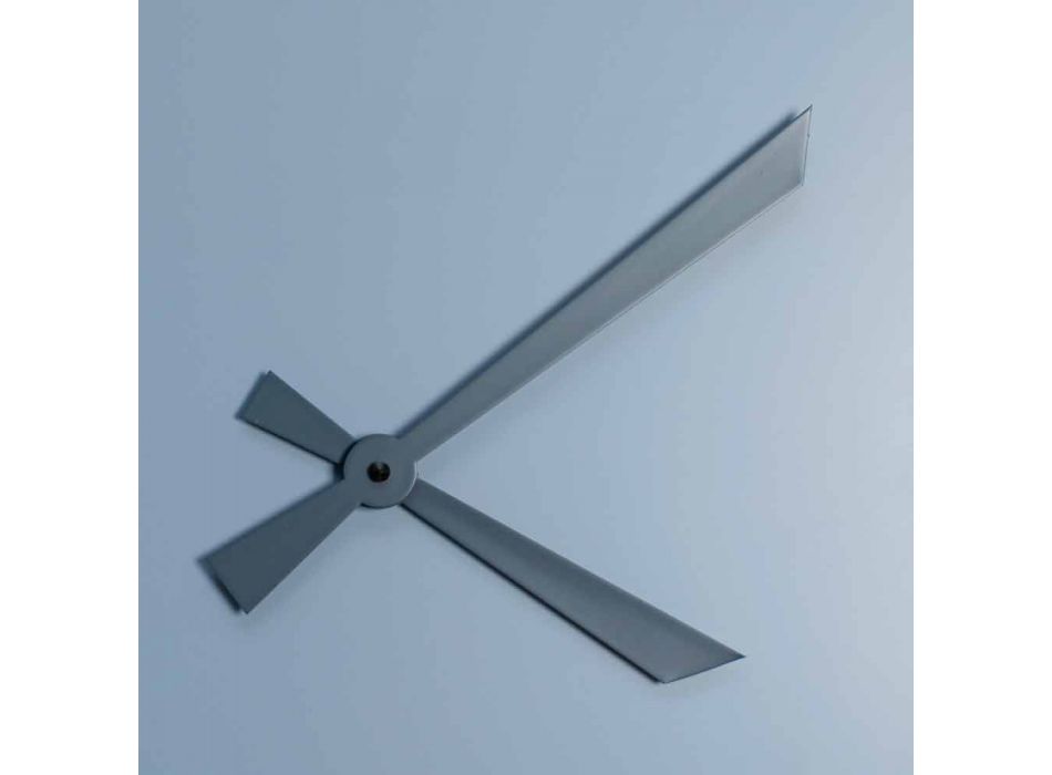 Reloj de pared industrial y moderno diseño cuadrado italiano - Titán Viadurini