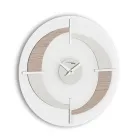 Reloj de pared de diseño moderno en diferentes acabados Giove, fabricado en Italia. Viadurini