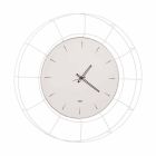 Reloj de pared moderno en acero coloreado hecho en Italia - Adalgiso Viadurini
