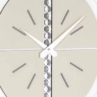 Reloj de pared redondo con soporte de PVC Made in Italy - Elisio Viadurini
