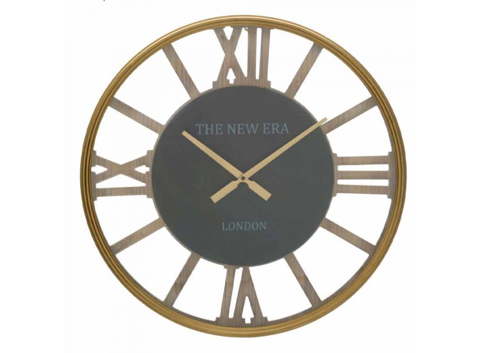 Reloj de Pared Redondo Diametro 60 cm de Diseño en MDF - Krizia Viadurini