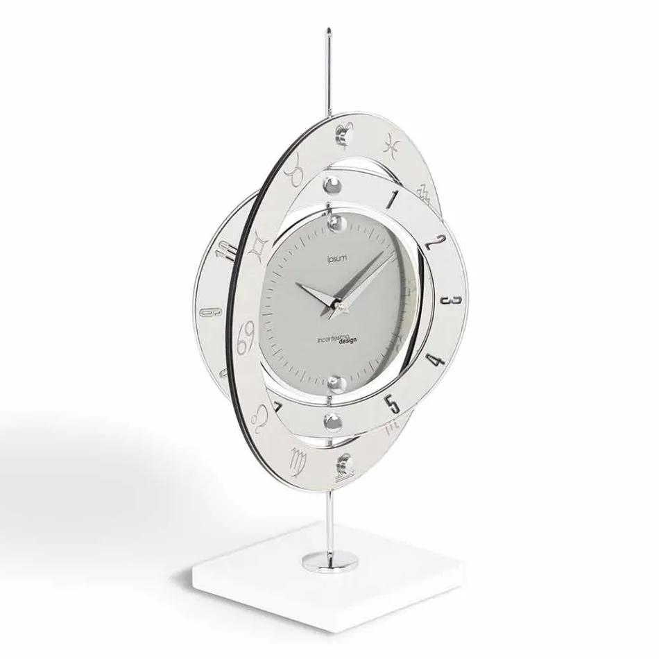 Reloj moderno mesa de diseño Plutón, fabricado en Italia Viadurini