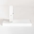 Reloj de mesa giratorio con espejo de acero Made in Italy - Meritorious Viadurini