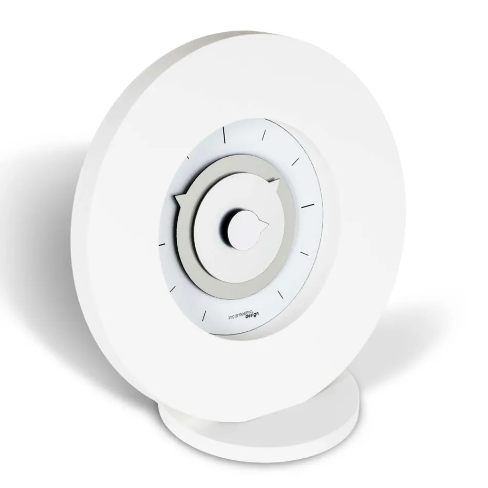 Reloj de Mesa en PVC Semi Expandido de Alta Densidad Made in Italy - Pretty Viadurini