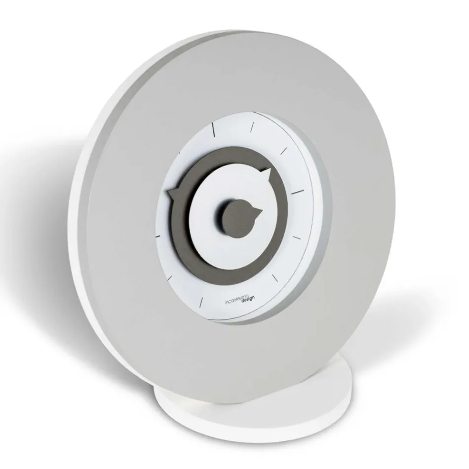 Reloj de Mesa en PVC Semi Expandido de Alta Densidad Made in Italy - Pretty Viadurini