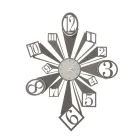 Reloj de Hierro con Particular Efecto Óptico Made in Italy - Rueda Viadurini