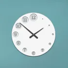 Reloj de madera con números que aumentan gradualmente Made in Italy - Kenia Viadurini