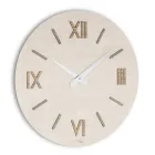Reloj en MDF y Polipropileno con Diferentes Texturas Made in Italy - Nice Viadurini