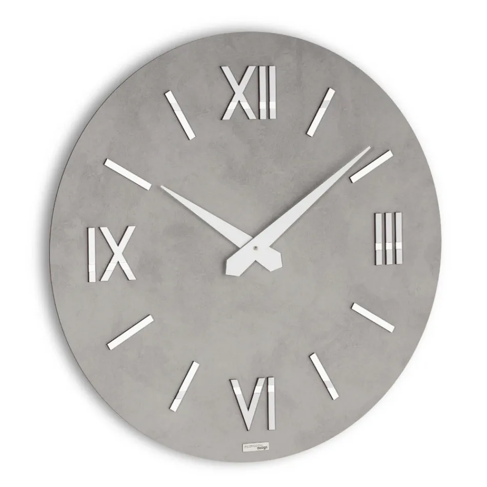 Reloj en MDF y Polipropileno con Diferentes Texturas Made in Italy - Nice Viadurini