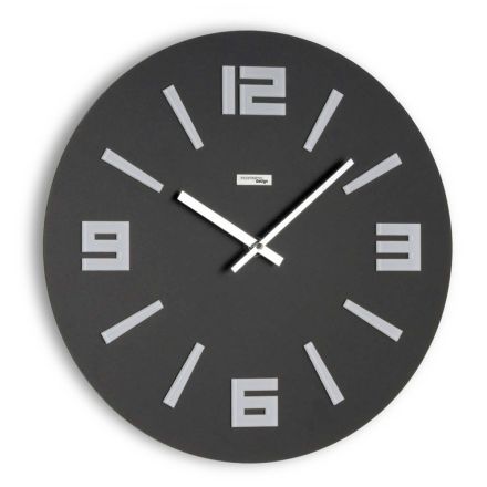 Reloj de PVC semiespumado y metacrilato de color Made in Italy - Común Viadurini