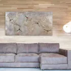 Moderno reloj con cinco cuadrantes que representa el mundo Miles Viadurini