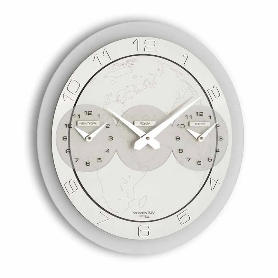 reloj de pared Modern Dininho Tris Viadurini