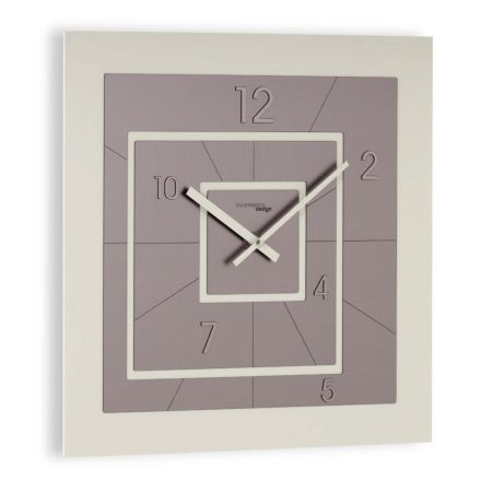 Reloj Cuadrado en PVC Semiespumado de Alta Densidad Made in Italy - Creativo Viadurini