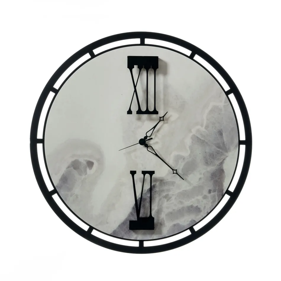 Reloj de Hierro de 3 Agujas Made in Italy - Estrella Viadurini