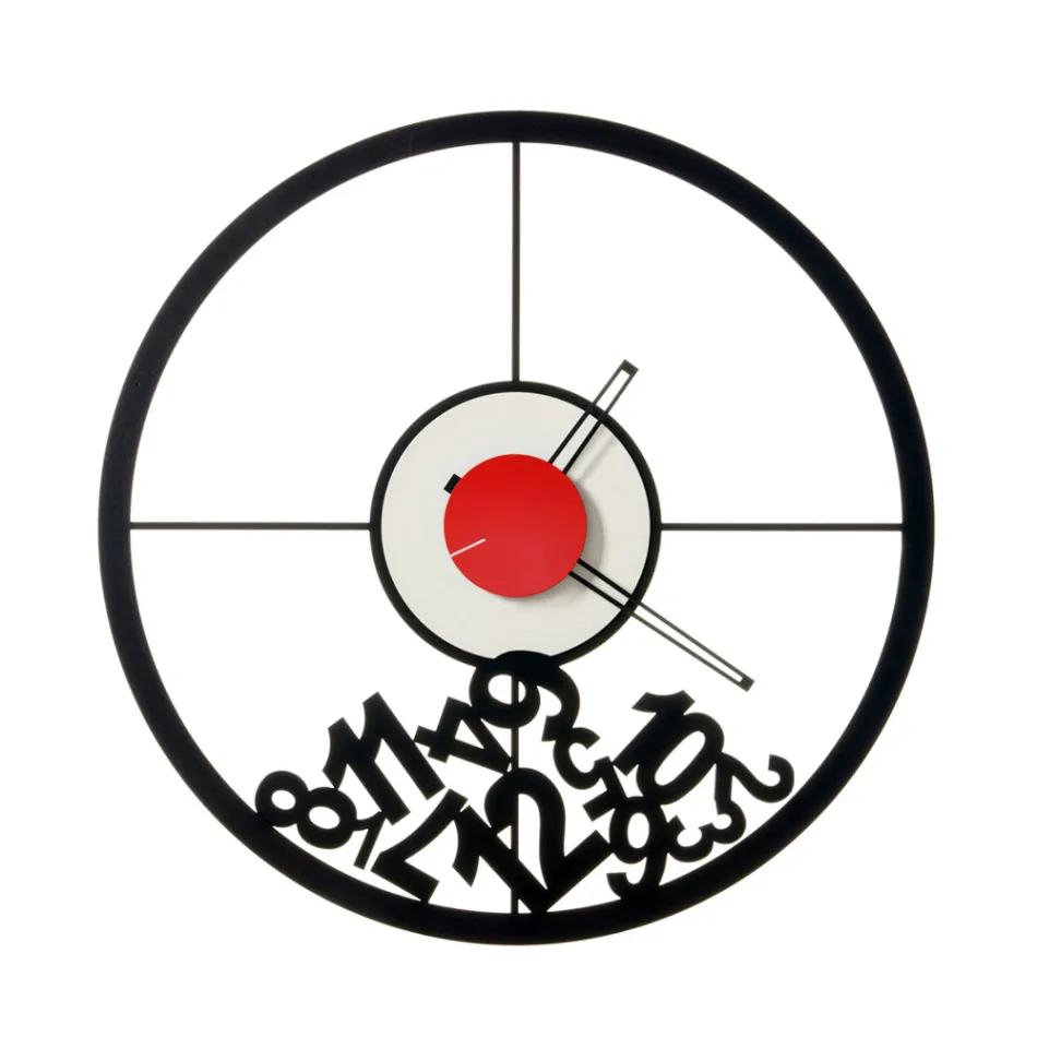 Reloj de Hierro con Números Caídos Made in Italy - Aries Viadurini