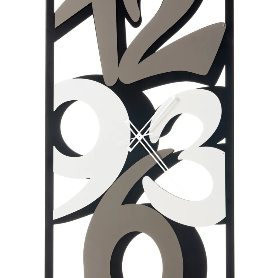 Reloj de Hierro con Grandes Números Made in Italy - Acuario Viadurini