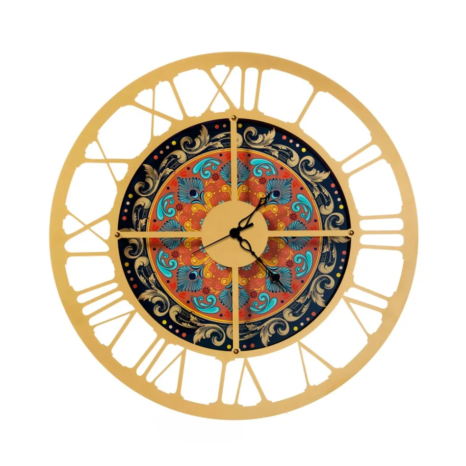 Reloj de Hierro en 3 Acabados Diferentes Made in Italy - Trigo Viadurini