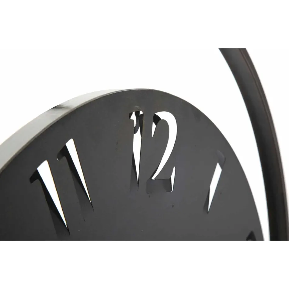 Reloj de pared redondo diámetro 60 cm hierro moderno - Beatrix Viadurini
