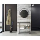 Reloj de pared redondo diámetro 60 cm hierro moderno - Beatrix Viadurini