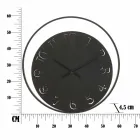 Reloj de pared redondo diámetro 60 cm hierro moderno - Beatrix Viadurini