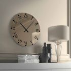 Reloj de pared redondo en cristal espejado Made in Italy - Gear Viadurini