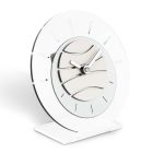 Reloj de Mesa Redondo de Metacrilato Transparente Made in Italy - Strange Viadurini