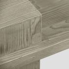 Banco de doble cara en madera maciza de conífera Made in Italy - Luce Viadurini