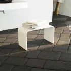 Banco de baño largo de diseño moderno producido en Italia Recanati Viadurini