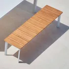Banco de exterior Varaschin System en aluminio pintado de diseño. Viadurini