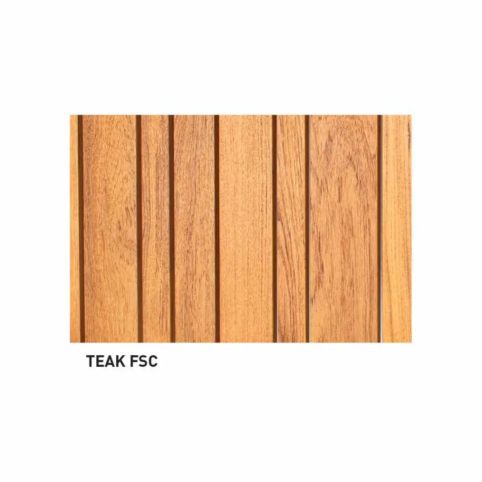 Banco de exterior Varaschin System en aluminio pintado de diseño. Viadurini