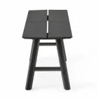 Banco de diseño moderno en madera de fresno con asiento chapado - Andria Viadurini